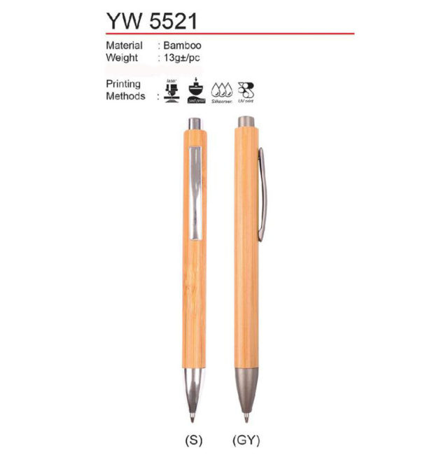 Eco Bamboo Pen (YW5521)