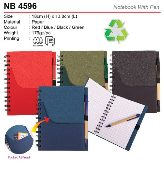 Eco Notebook with Pen (NB4596)