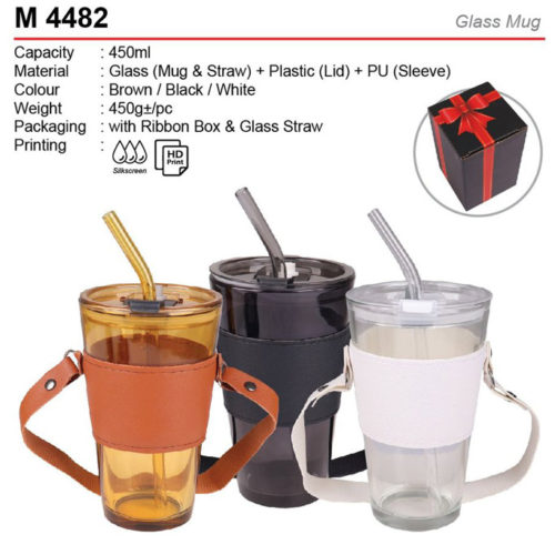 Glass mug M4482