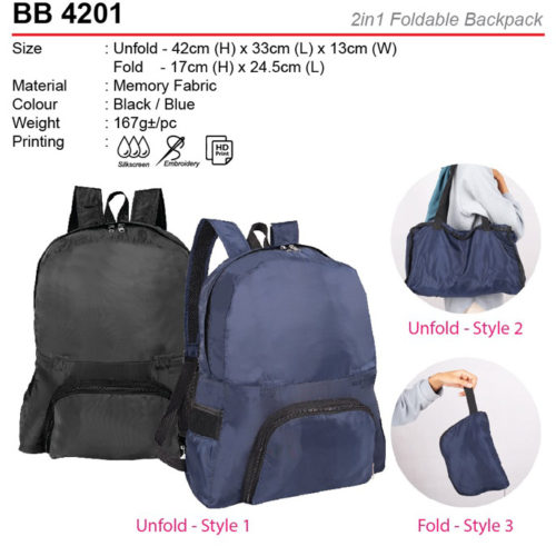 Foldable Backpack (BB4201)