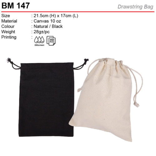 Canvas Drawstring Bag (BM147)